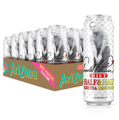 Arizona Arnold Palmer Diet Half & Half Iced Tea Lemonade 680 ml x 24Pcs