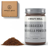 Awafi Mill Vanilla Bean Powder | Madagascar Vanilla - Bottle of 12g