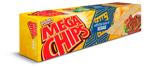 Mega Potato Chips with the Taste of Kebab 50g