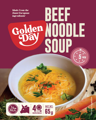 Golden Day Beef Noodle Soup 65g