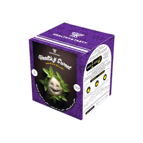 Healthy & Tasty Stevia Natural Sweetener Powder from Stevia Leaves, Zero Calorie (50 Sachets X 1.5g) 75g