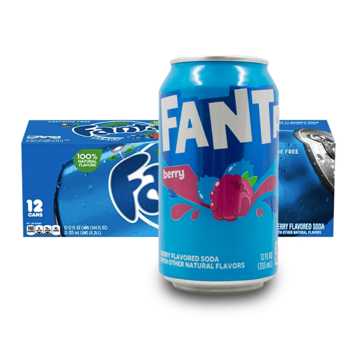 Buy Fanta Berry Can 355ml x 12Pcs Online | QualityFood