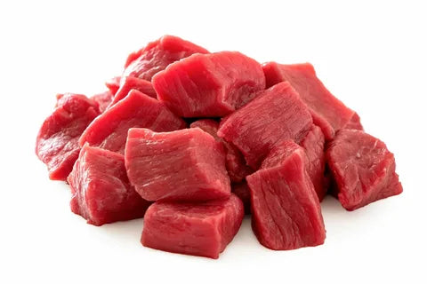 Beef Grain Fed cubes Australia 250g