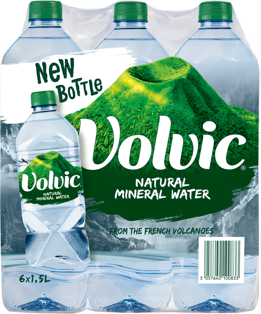 Buy Volvic Natural Mineral Water 1.5L x 6Pcs Online | Q