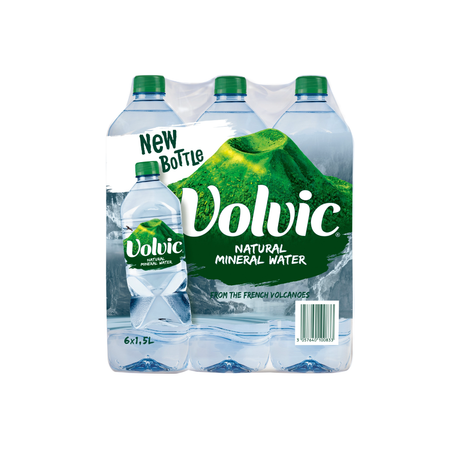 Buy Volvic Natural Mineral Water 1.5L x 6Pcs Online | Q