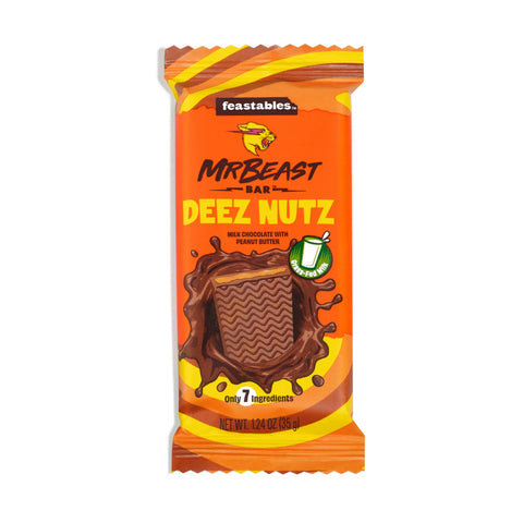 Buy Feastables MrBeast Deez Nutz Peanut Butter Milk Cho